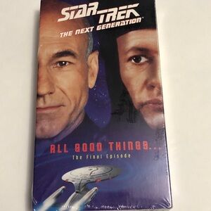 The Next Generation All Good Things-The Final Episode VHS New Vintage